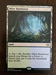 Tarjeta Magic The Gathering Magic The Gathering Misty Rainforest Modern Horizons 2 casi nueva Magic The Gathering - Imagen 1 de 2
