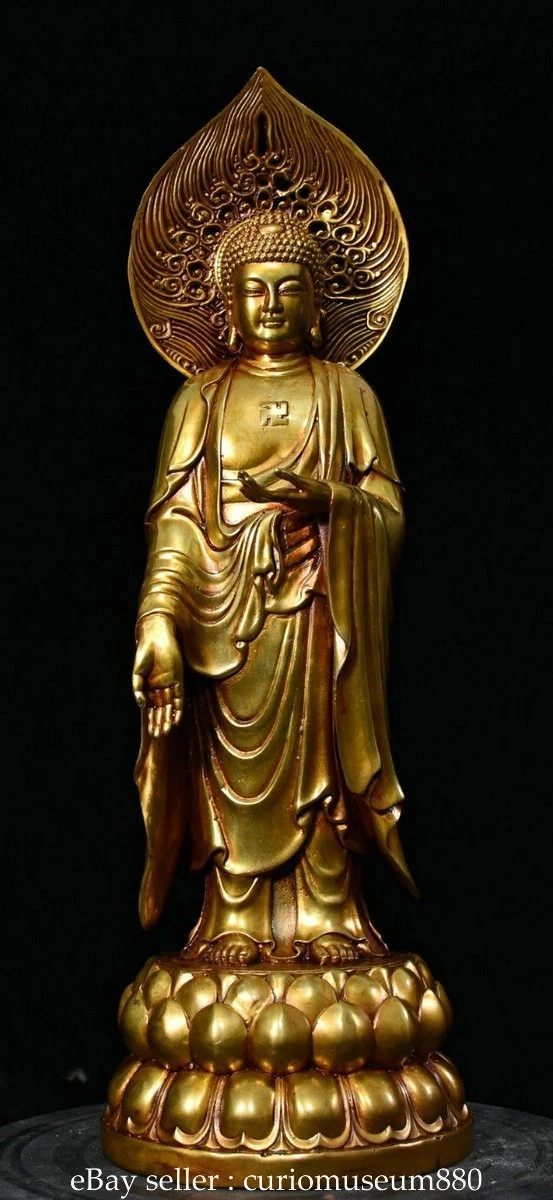 中国风铜制佛像和雕像| eBay
