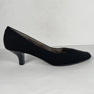 Aerosoles Dimension Kitten Heel Pumps Womens Size 9 M Black Dress Career Shoes - Picture 1 of 10