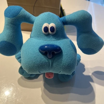 Juguete de peluche de peluche de colección Tyco Pose A Blue's Clues 1997 cachorro flexible Foto 1 de 4