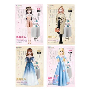 Magnetic Dress up Dolls Pretend and Play Travel Playset Toy Princess Dress up - Picture 1 of 16