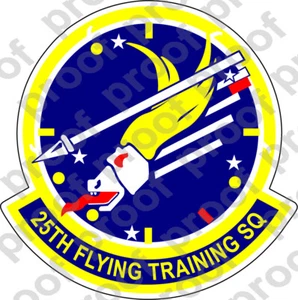 STICKER USAF 25TH FLYING TRAINING SQUADRON - Picture 1 of 1