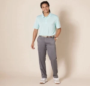 NEW Straight-Fit Stretch Golf Pants Grey 31W - 28L - Picture 1 of 6