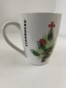Taza de café de Navidad Starbucks Holiday Tree Pine Cones 2011 16 OZ - Imagen 1 de 8