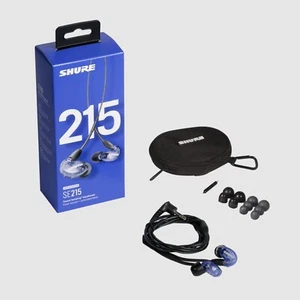 SHURE SE215 SPE In-Ear  Headphones Earphones Earbuds IEM Monitors PURPLE, NEW - Picture 1 of 3
