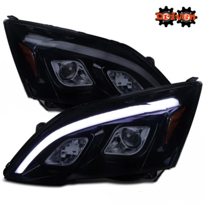 Proyector LED negro carcasa faro tintado ahumado para Honda CR-V 07-11  Foto 1 de 3
