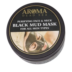 Purifying Face & Neck Black Mud Mask For All Skin Types Aroma Dead Sea 3.4fl/oz - Picture 1 of 4