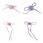 Elegant Bow Pompoms Balletcore Large Hair Clip Claw Clips Balletcore Hairpin