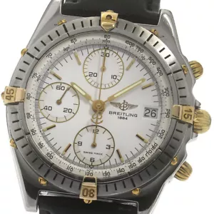 BREITLING Chronomat Bikoro B13047 weißes Zifferblatt Automatik Herrenuhr_862349 - Bild 1 von 5