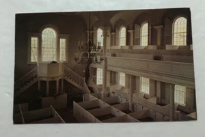 Inside The Old Church At Bennington, Vermont. Postcard (W1) - Picture 1 of 2
