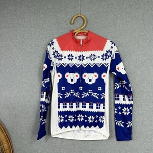 Ugly Xmas Rashie Christmas Size 10 Koala Bear Print Cycling Jersey Full Zip - Bild 1 von 9