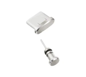 Aluminium Stöpsel Staubschutz für Kopfhörer und USB Set für Nokia Smartphone - Bild 1 von 3
