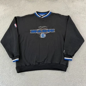 Vintage Orlando Magic Starter Sweatshirt Herren XL schwarz Rundhals Pullover NBA 90s - Bild 1 von 10