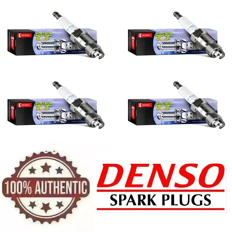 Juego de 4 bujías DENSO "PLATINUM" TT para Toyota Prius 2001-2009 1,5 L Foto 1 de 1
