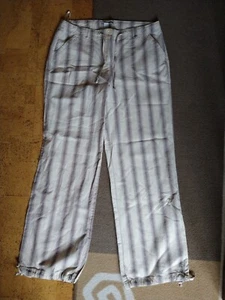 NEU FlashLights Sommerhose Größe 40 Hose Sommer gestreift beige Baumwolle - Bild 1 von 2