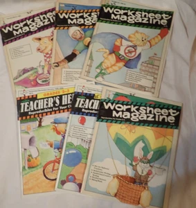 Worksheet Magazine & Teacher's Helper Grades 2-3 Lot of 6 - Bild 1 von 10
