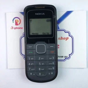 Original Nokia 1202 Black 2G Mobile Phone GSM Unlocked Good Quality Cheap Phone - Picture 1 of 6