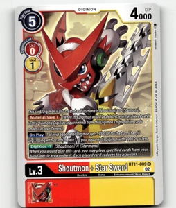 Digimon Shoutmon + Star Sword Dimensional Phase Common - Picture 1 of 1