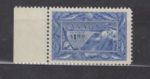 1951 #302  KING GEORGE  VI $1.00 FISHING RESOURCES  F-VFNH - Picture 1 of 2