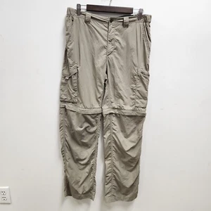 Pantalones convertibles Columbia para hombre omni sombra talla 34X32 caqui Normcore Gorpcore - Imagen 1 de 18