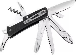 RUIKE M51 Medium Slip Joint Multi-Tool Black G10 Folding 12C27 Pocket Knife M51B - Picture 1 of 2