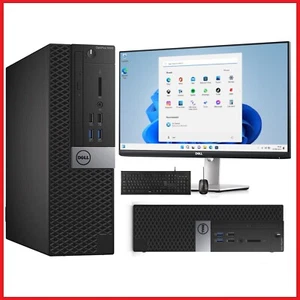 Dell Optiplex 5040 PC Computer Monitor Lot - i5 CPU Up to 4TB SSD & Windows 11 - Afbeelding 1 van 24