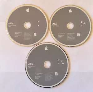 eMac OS 9.2.2 Restore CDs, Set of 3 - Picture 1 of 2