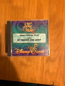 DISNEY QUEST Song Maker I DON'T WANT TO GROW UP Radio Disney CD(open box) - Picture 1 of 1