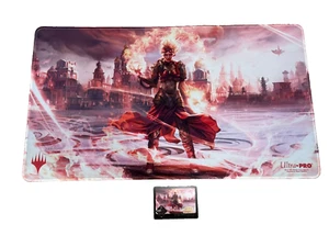 Magali Villeneuve Kickstarter Chandra Torch of Defiance Playmat MTG Signed #688 - Picture 1 of 5