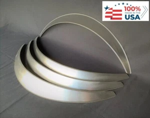 Universal Metal Fender Flares Style 1: 2" Wide, 4-piece set (hand-made) - Picture 1 of 5