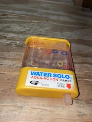 De colección 1978 Water Solo Aqua-Action Games Anillo Lanzamiento Tomy Knockoff Foto 1 de 3