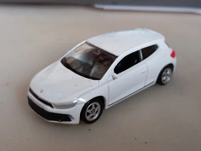 WELLY - VOLKSWAGEN SCIROCCO   WHITE         1/64 APROX. *NEW* - Image 1 of 4