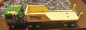 Vintage BUDDY L Set Mack Tractor/trailor. Missing A Side Rail. 10" Long.  - Picture 1 of 9
