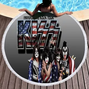 KISS Freedom To Rock TOUR Beach Towel Yoga Mat Wall Hanging Home Decor etc - Picture 1 of 4
