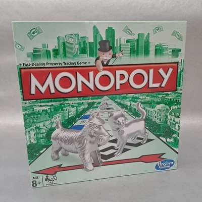 Monopoly Classic Board Game Hasbro 2015 UK WITH CAT EDITION BRAND NEW SEALED - Image 1 of 2