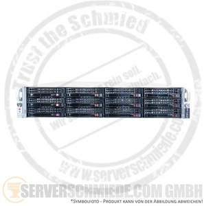 Supermicro CSE-829U X10DRU-X 19" 2U 12x 3,5" LFF 4x NVMe 2x Intel XEON E5-2600 v - Bild 1 von 5