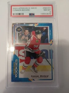 Connor Bedard 2024 Upper Deck National Hockey Card Day RC #NHCD-31 PSA 8 NM-MT - Picture 1 of 2