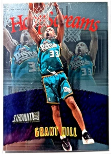 1997-98 Topps Stadium Club Hoop Screams Grant Hill #HS6 Detroit Pistons - Imagen 1 de 1