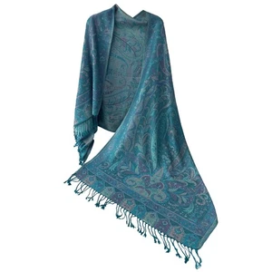 Paisley Jacquard Pashmina Rave Tuch Halstuch Schal für Frauen Abend Hochzeit Fe... - Bild 1 von 5