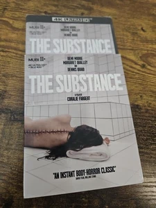 The Substance 4K / Blu Ray U.S. Release w Slipcover BRAND NEW SEALED Mubi - Picture 1 of 4