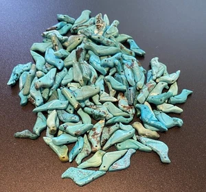 100 Stück Faux Türkis Vogel Fetisch Vogel - Bild 1 von 5