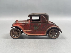 Antiker Arcade Gusseisen grün Ford Model A Coupé mit Rumpelsitz fehlt - Bild 1 von 15