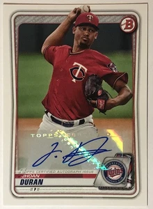 ✨ Bowman Rookie Prospects 2020 #PA-JD Minnesota Twins JHOAN DURAN automático ⚾️ - Imagen 1 de 5