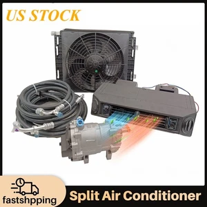 Kit de aire acondicionado eléctrico universal bajo tablero 12V Cool&Heat para automóvil DC - Imagen 1 de 14
