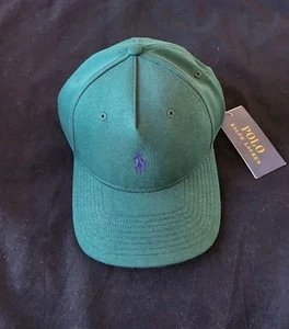 POLO RALPH LAUREN DOPPELSTRICK BALL SPORTMÜTZE FÜR HERREN GRÜN #710833790014 - NEU MIT ETIKETT - Bild 1 von 4