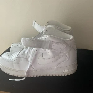 Nike Air Force 1 Hombre Triple Blanco Zapatillas Altas Talla 7 - Imagen 1 de 12