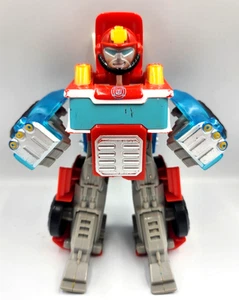 Transformers Rescue Bots Optimus Prime Fire Truck Figure Hasbro Autobot Toy - Picture 1 of 6