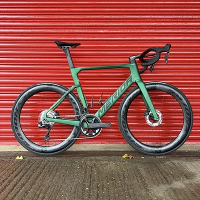 Merida Reacto 8000 Ultegra Di2 12sp Carbon Disc Road Bike L 58cm C2W PX Warranty - Image 1 of 4