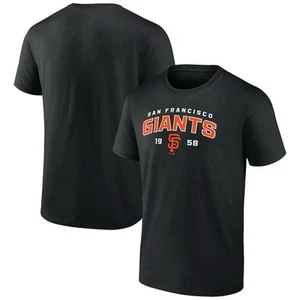San Francisco Giants MLB Fanatics Men’s Rebel T-Shirt - Black Size Large - Picture 1 of 3