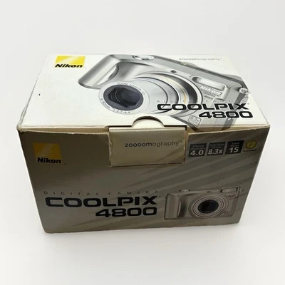Nikon Coolpix 4800 8.3x Zoom Digital Camera Tested Working - Image 1 of 4